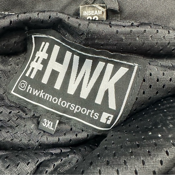 HWK Motorsports Motorcycle Protective Padded Waterproof Riding Pants Size 3XL - Picture 10 of 12